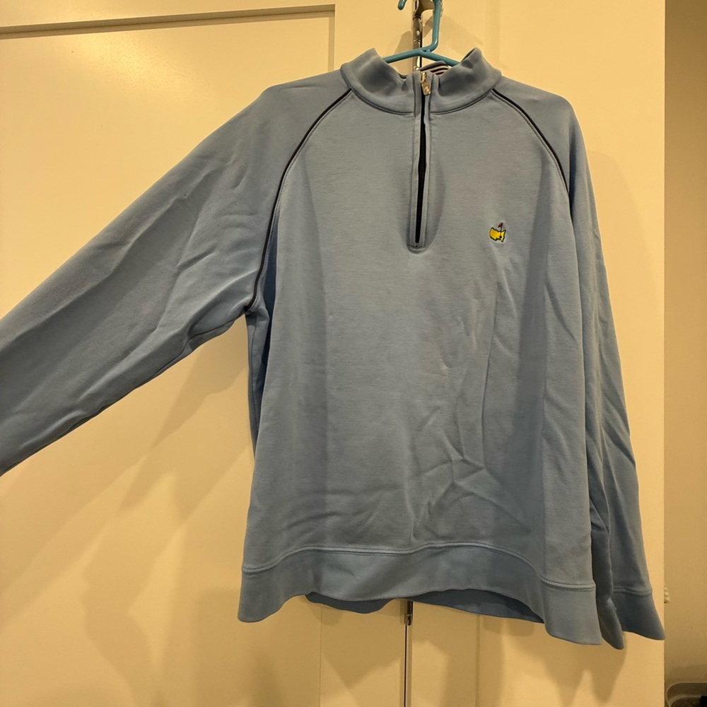 Bobby Jones Light Blue Zip-Up Sweater